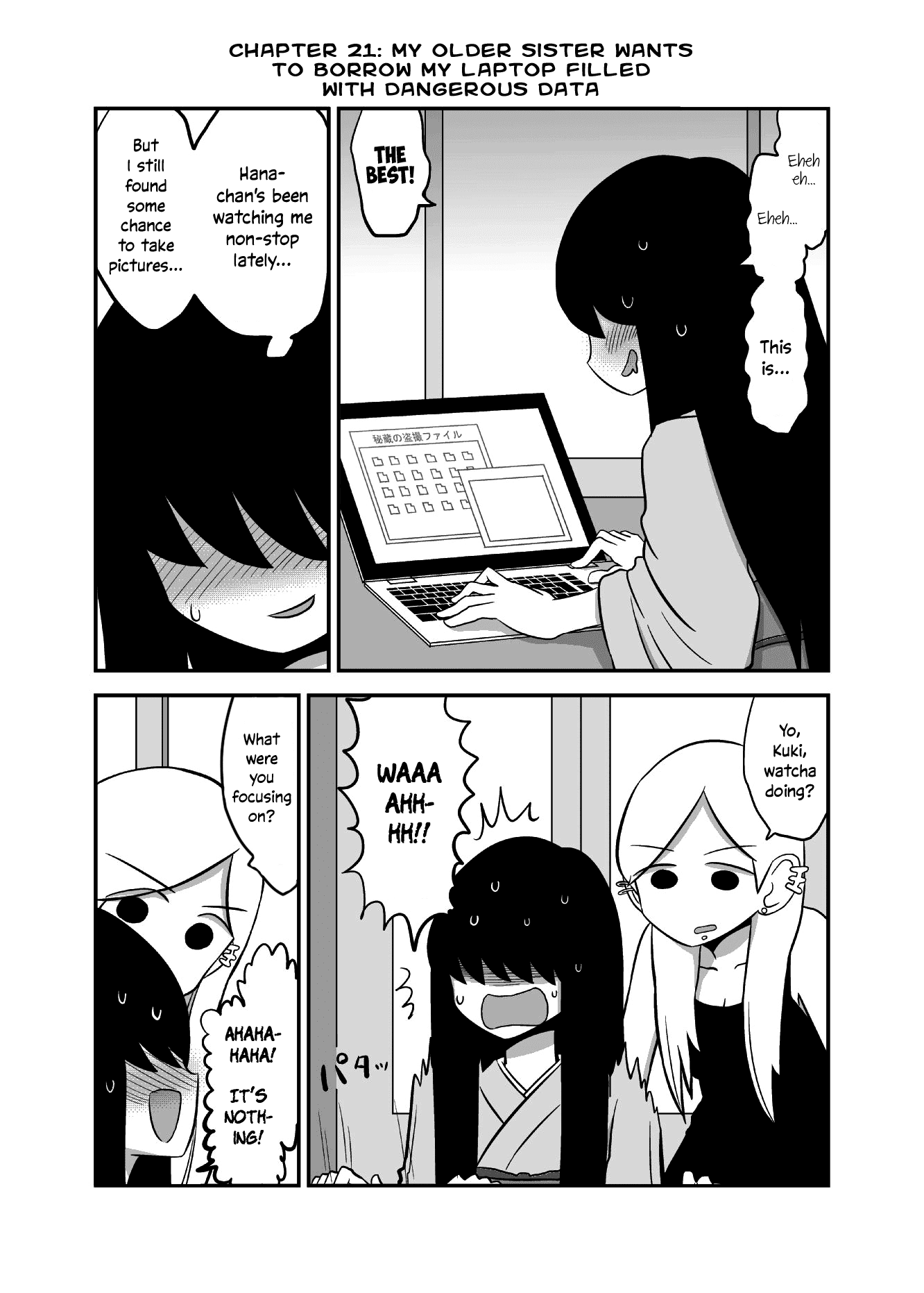 Yuri Natsu -Kagaya Inn- Chapter 21 page 1 - Chapter 21: My Older Sister Wants To Borrow My Laptop Filled With Dangerous Data