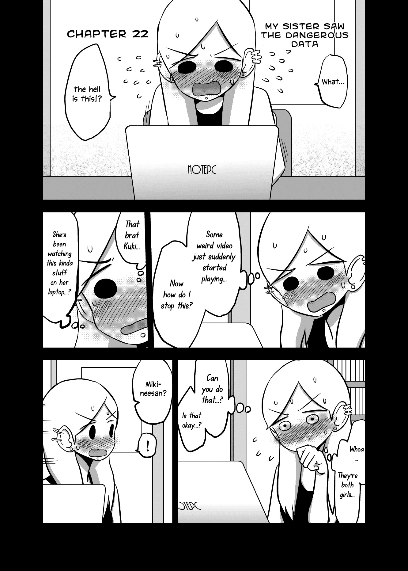 Yuri Natsu -Kagaya Inn- Chapter 22 page 1 - Chapter 22: My Sister Saw The Dangerous Data
