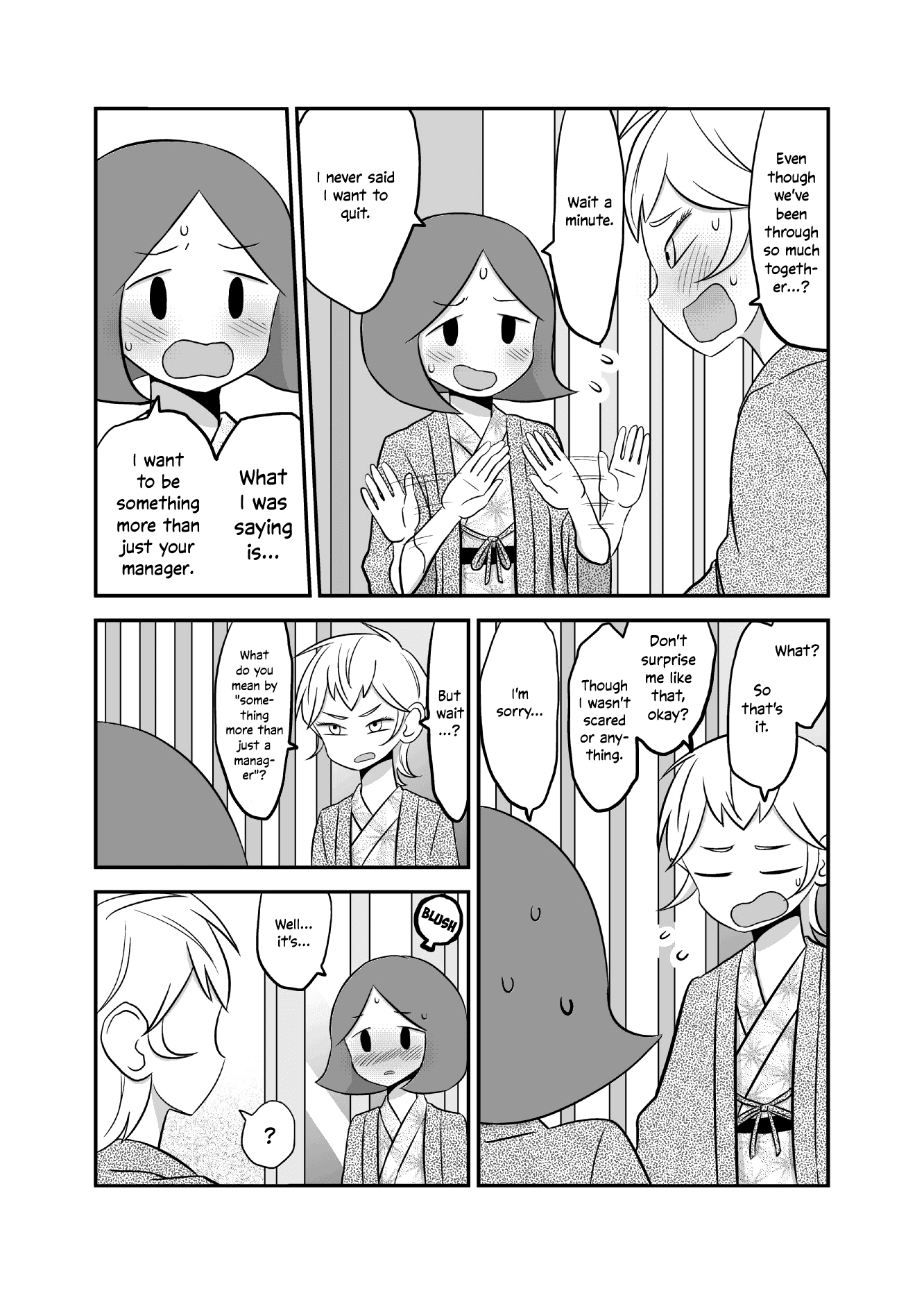 Yuri Natsu -Kagaya Inn- Chapter 24 page 4 - Chapter 24: I Want to Go to the Toilet with You