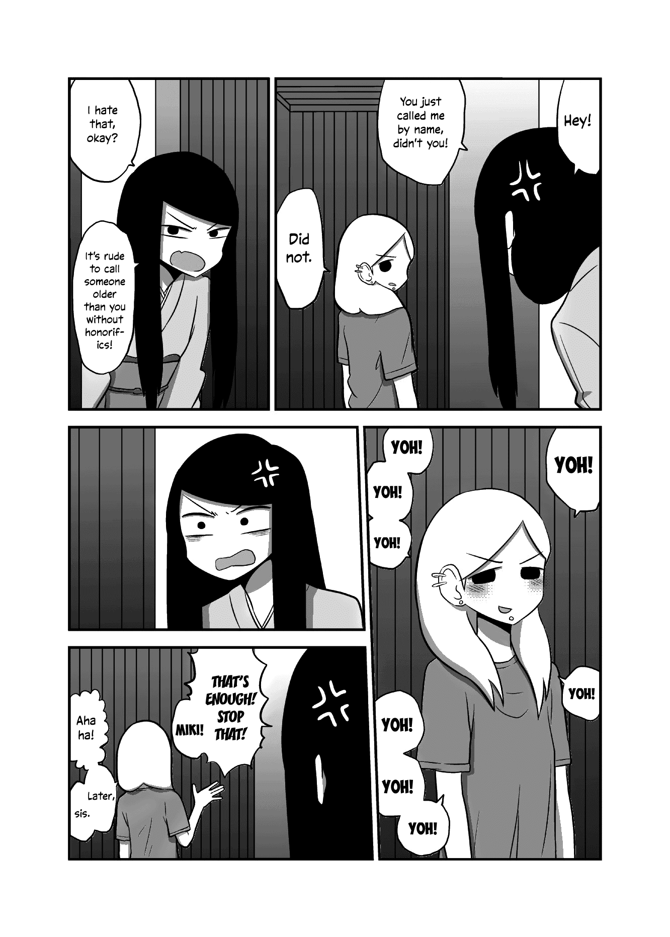 Yuri Natsu -Kagaya Inn- Chapter 31 page 3 - Chapter 31: My Little Sister Called Me Without Honorifics