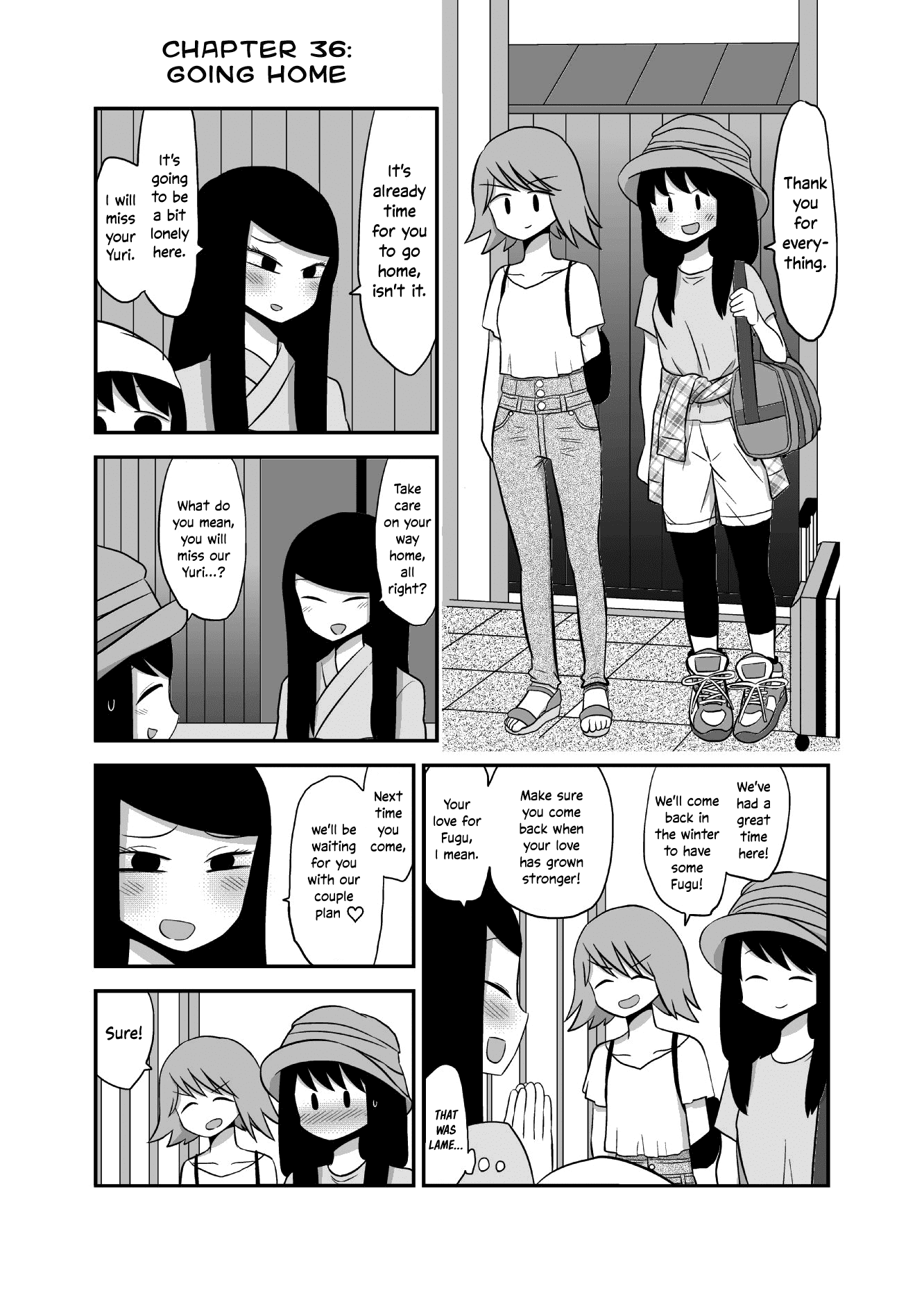 Yuri Natsu -Kagaya Inn- Chapter 36 page 1 - Chapter 36: Going Home