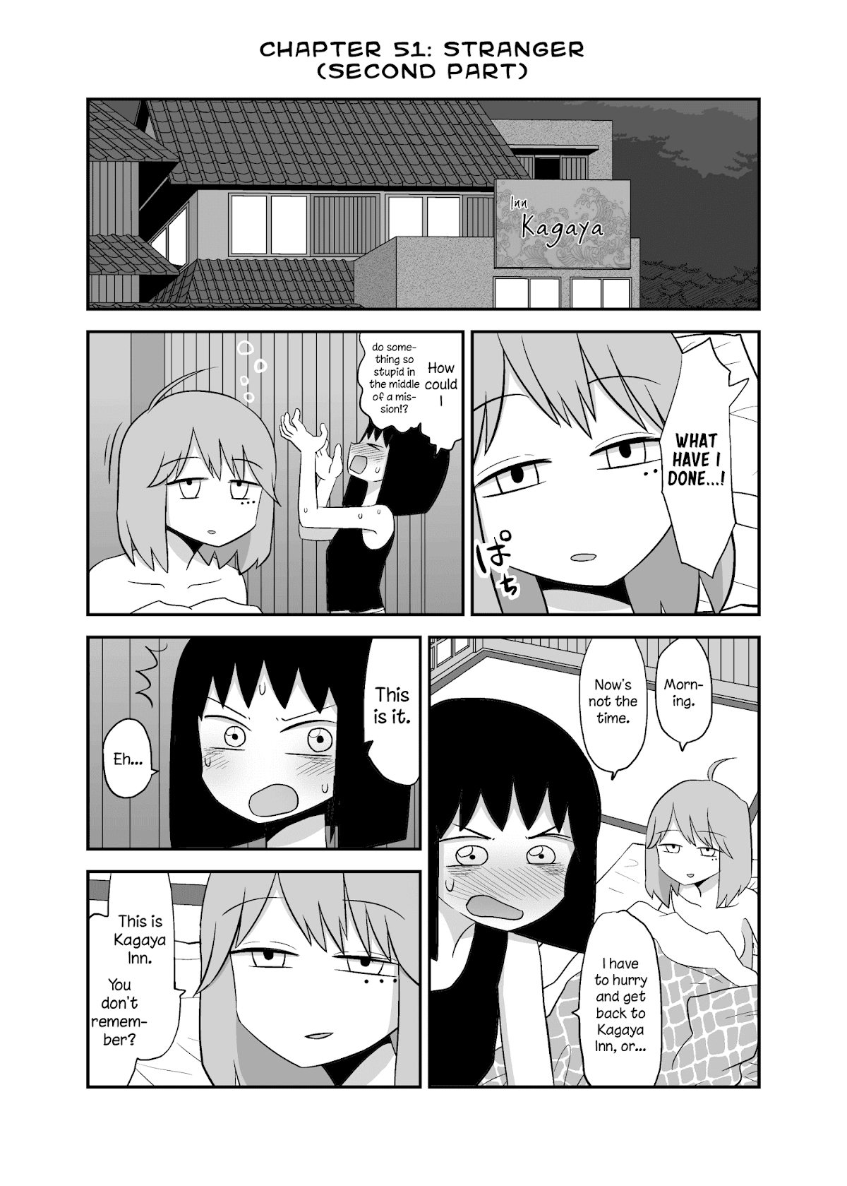 Yuri Natsu -Kagaya Inn- Chapter 51 page 1 - Chapter 51: Stranger (Second Part)