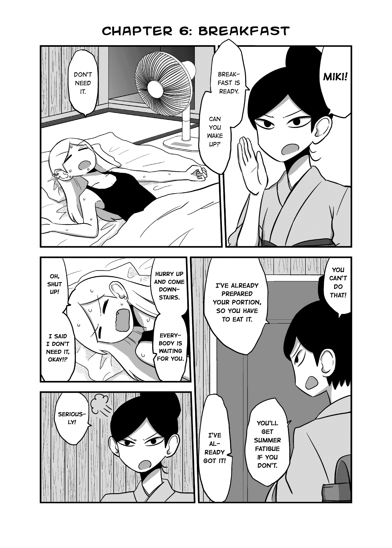 Yuri Natsu -Kagaya Inn- Chapter 6 page 1 - Chapter 6: Breakfast