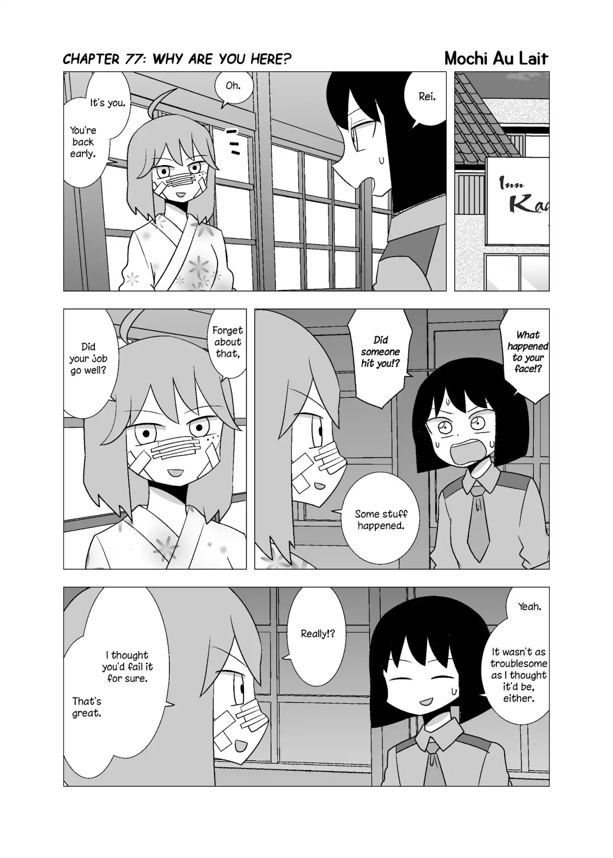 Yuri Natsu -Kagaya Inn- Chapter 77 page 1 - Chapter 77: Why Are You Here?