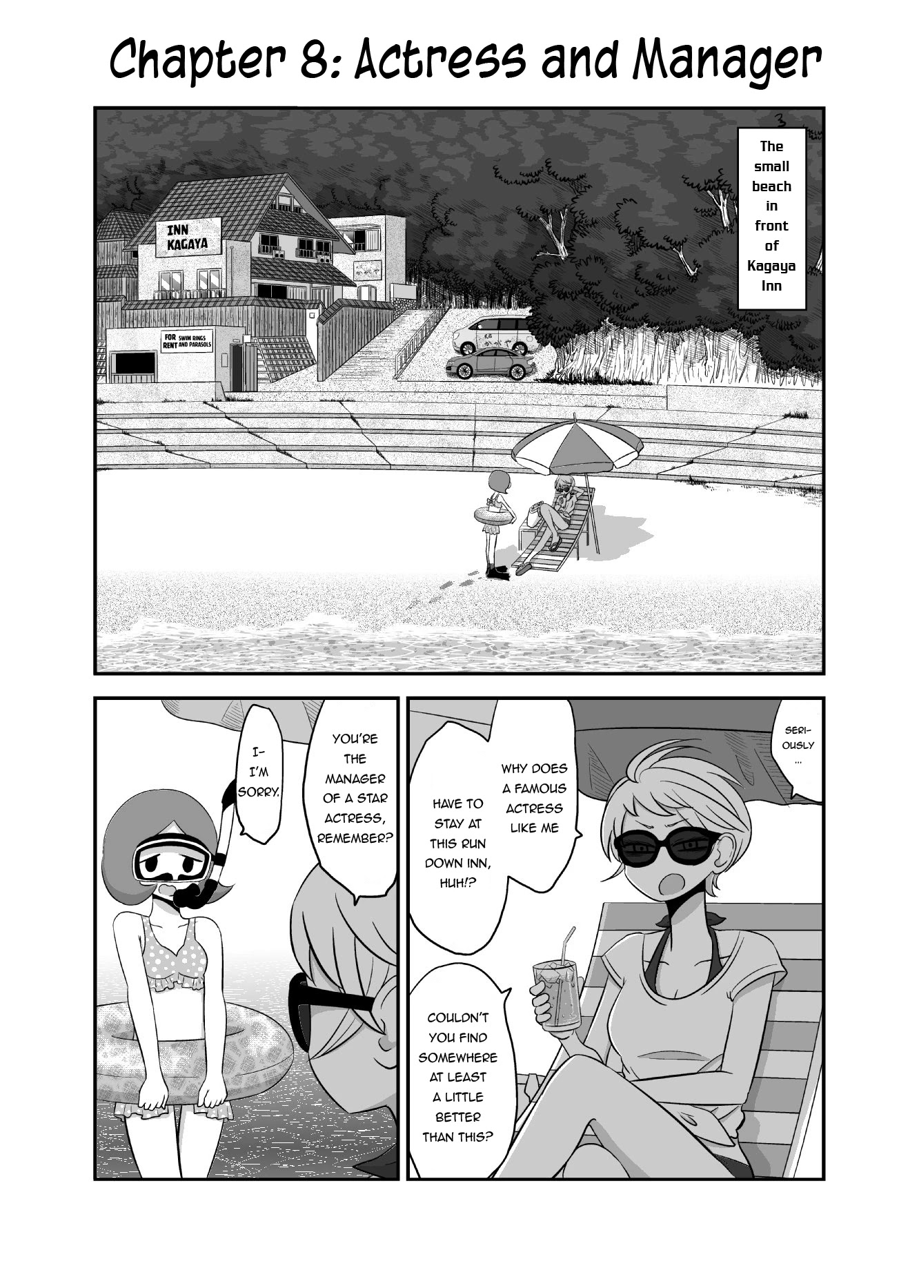 Yuri Natsu -Kagaya Inn- Chapter 8 page 1 - Chapter 8: Actress and Manager