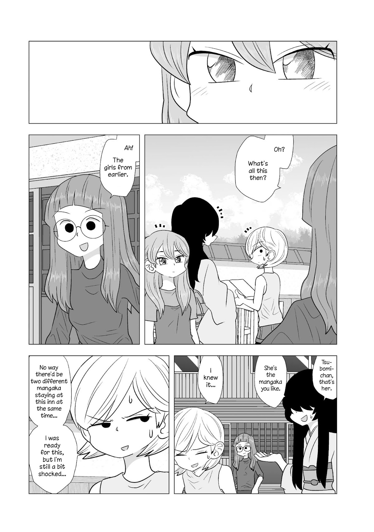 Yuri Natsu -Kagaya Inn- Chapter 92 page 3 - Chapter 92: Famous Mangaka