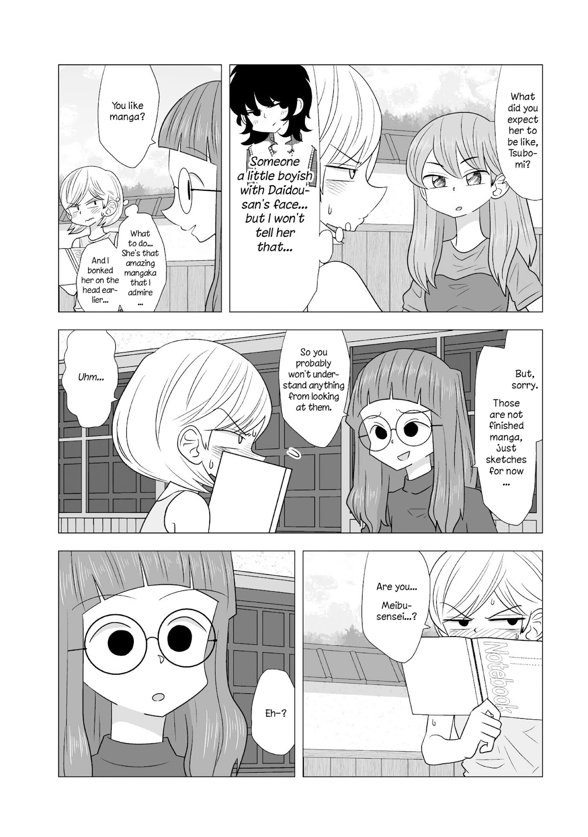Yuri Natsu -Kagaya Inn- Chapter 92 page 4 - Chapter 92: Famous Mangaka