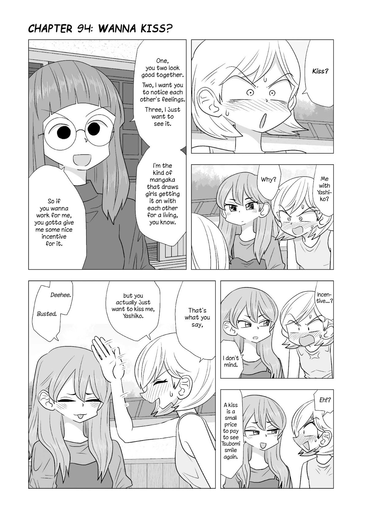 Yuri Natsu -Kagaya Inn- Chapter 94 page 1 - Chapter 94: Wanna kiss?