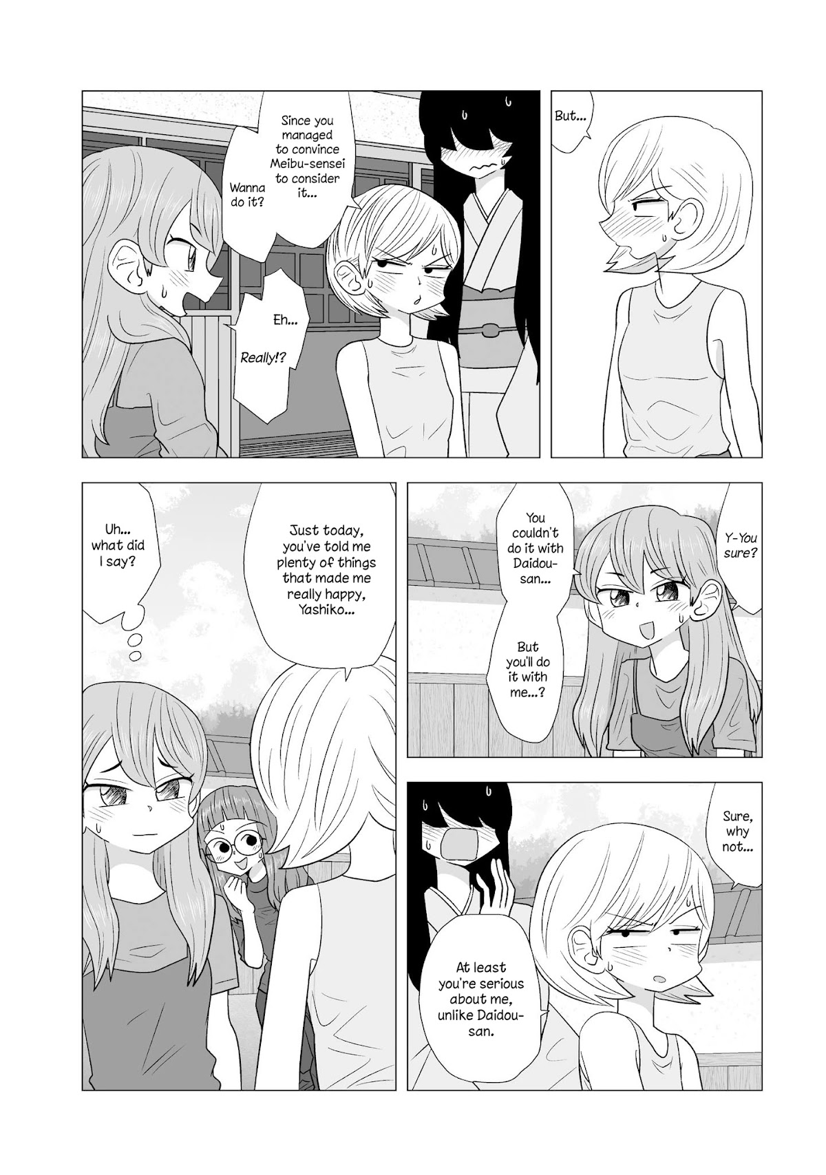 Yuri Natsu -Kagaya Inn- Chapter 94 page 2 - Chapter 94: Wanna kiss?