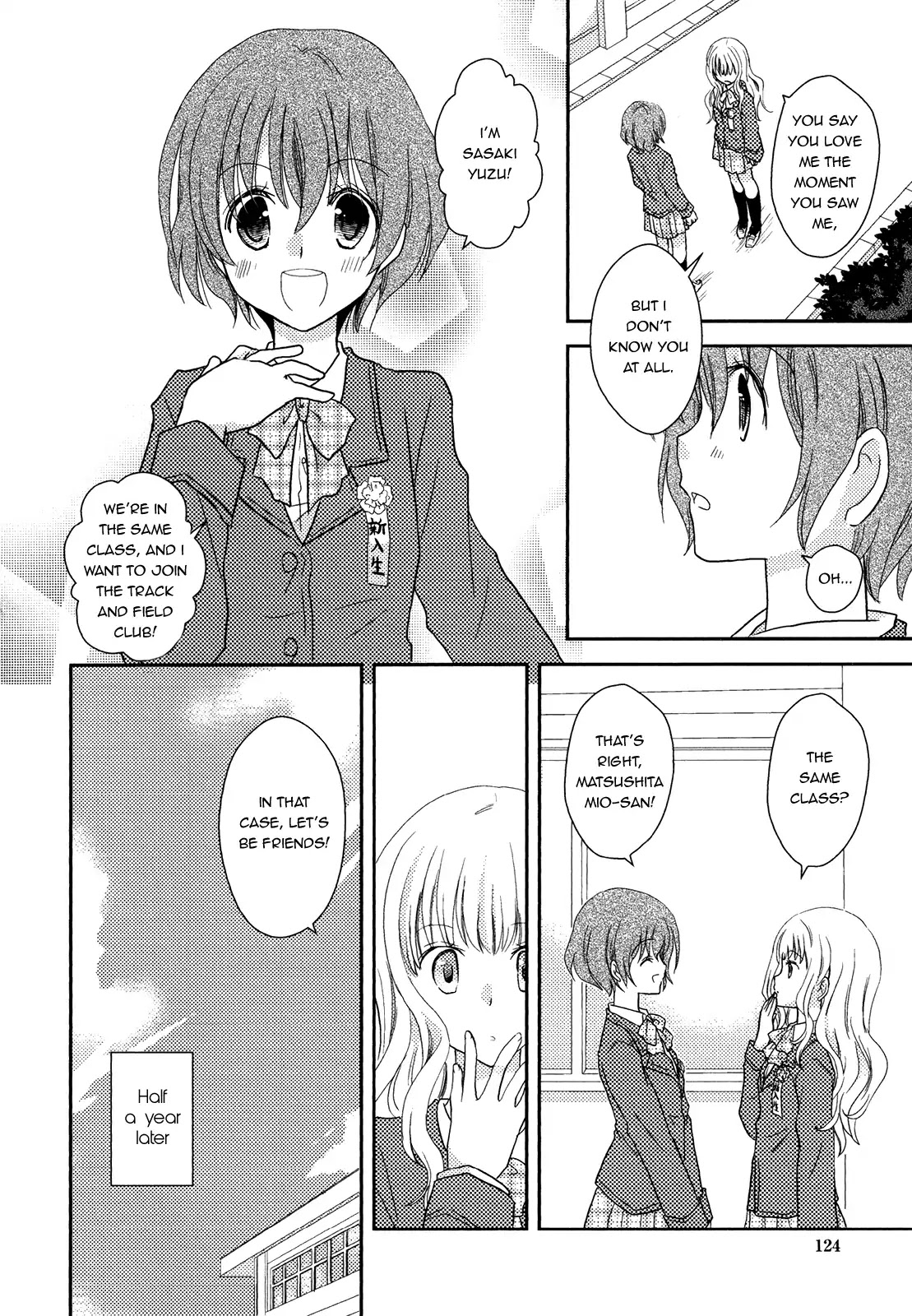 Yuri Shoujo Chapter 3.0 page 2 - Vol.3 Chapter: Love Letters (Hirone Shii)