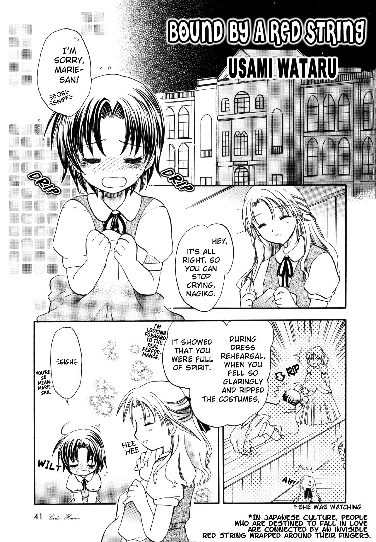 Yuri Tengoku Chapter 4 page 2 - Chapter 4 : Bound By A Red String, by ASAMI Wataru