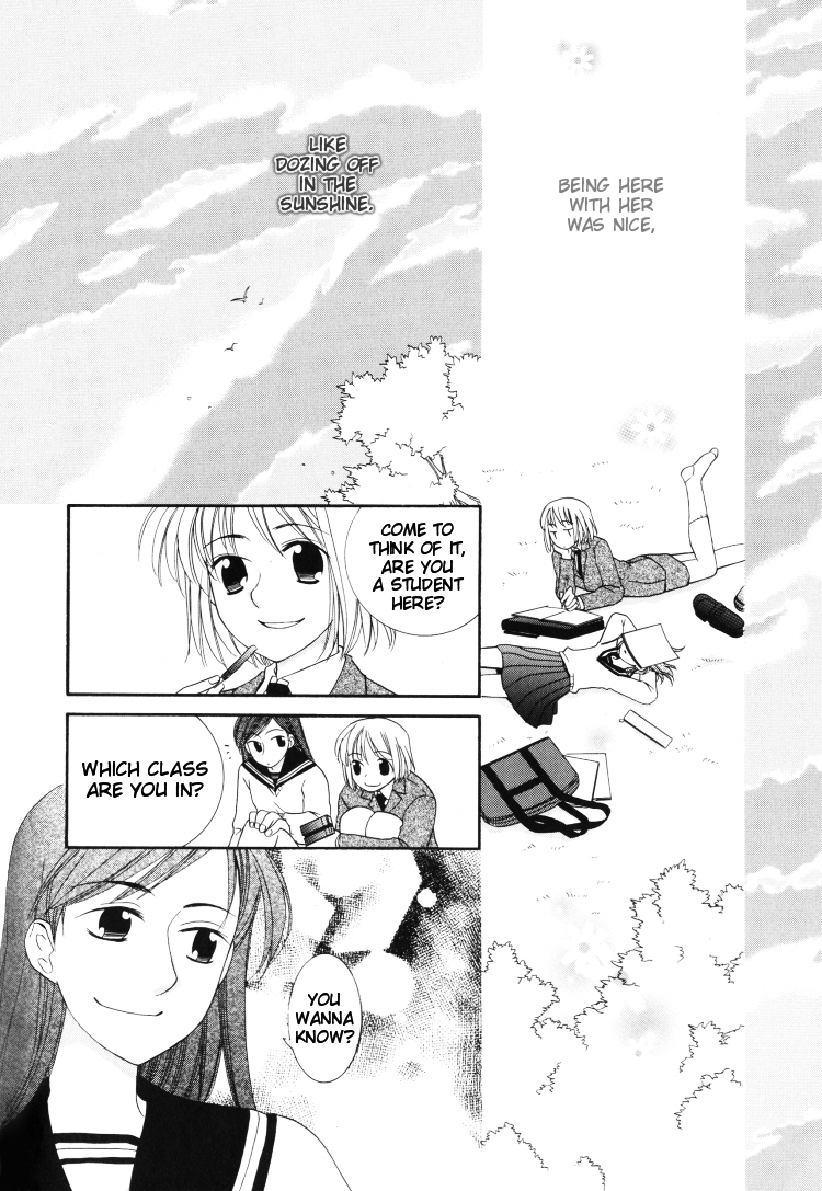 Yuri Tengoku Chapter 5 page 6 - Chapter 5 : The Glade in the Forest Behind the School, by KASUGA Miho