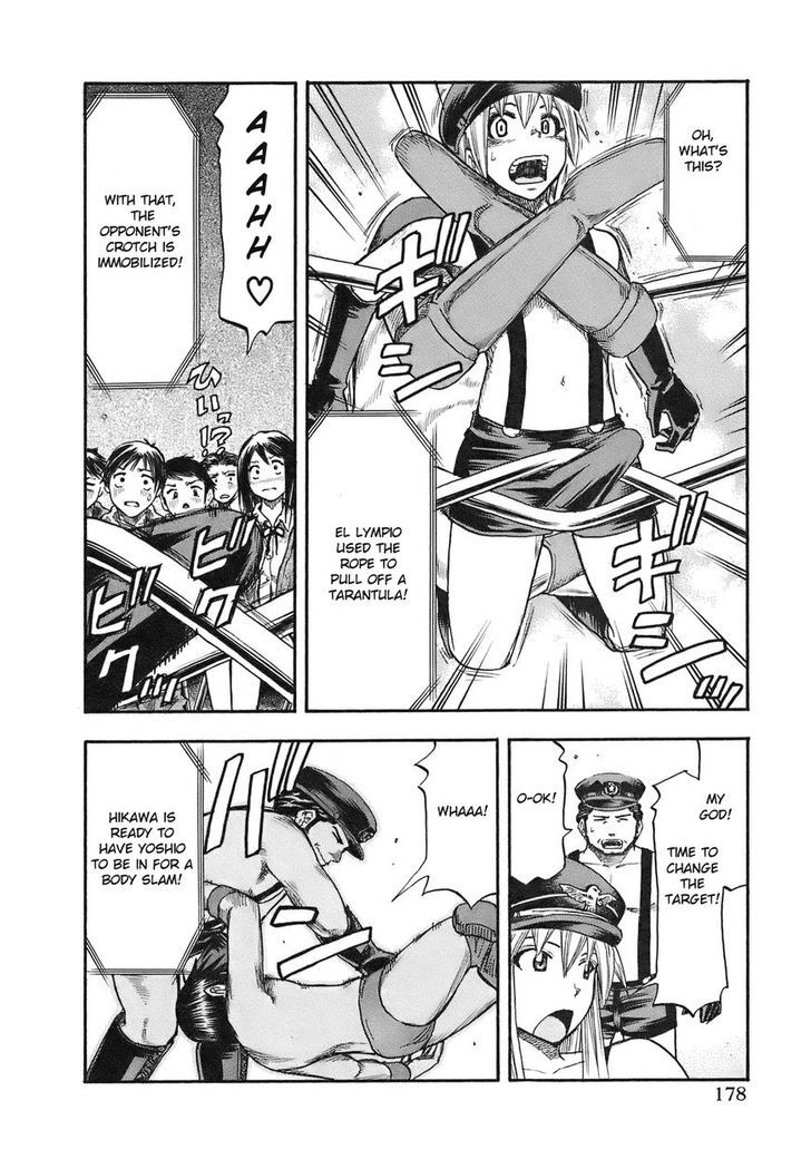 Yuria 100 Shiki Chapter 99 page 13 - Chapter 99 : Licentious Glorious Wrestlers