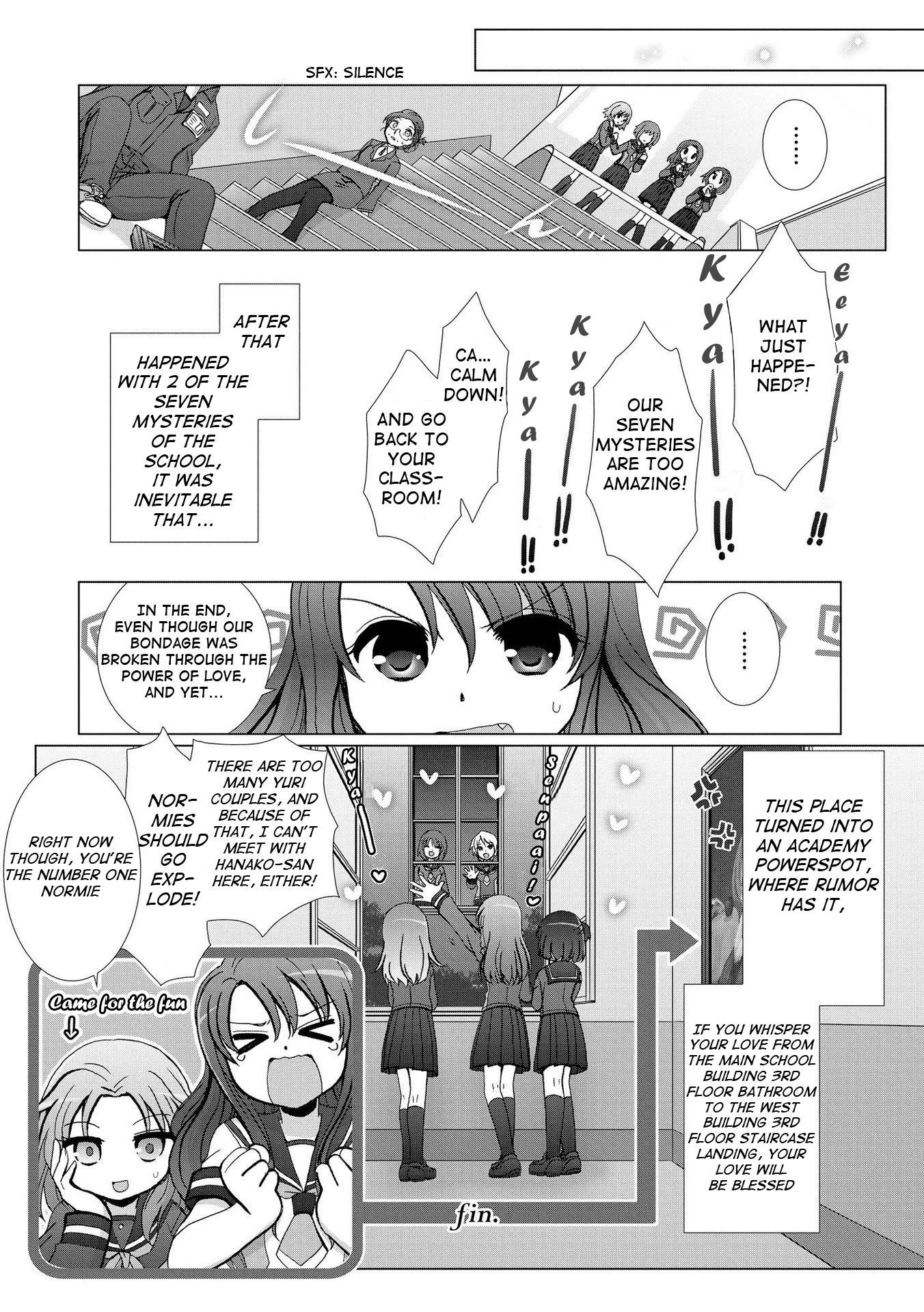 Yuridori Midori Chapter 3 page 16 - Chapter 3: A school's short distance romantic ghost story