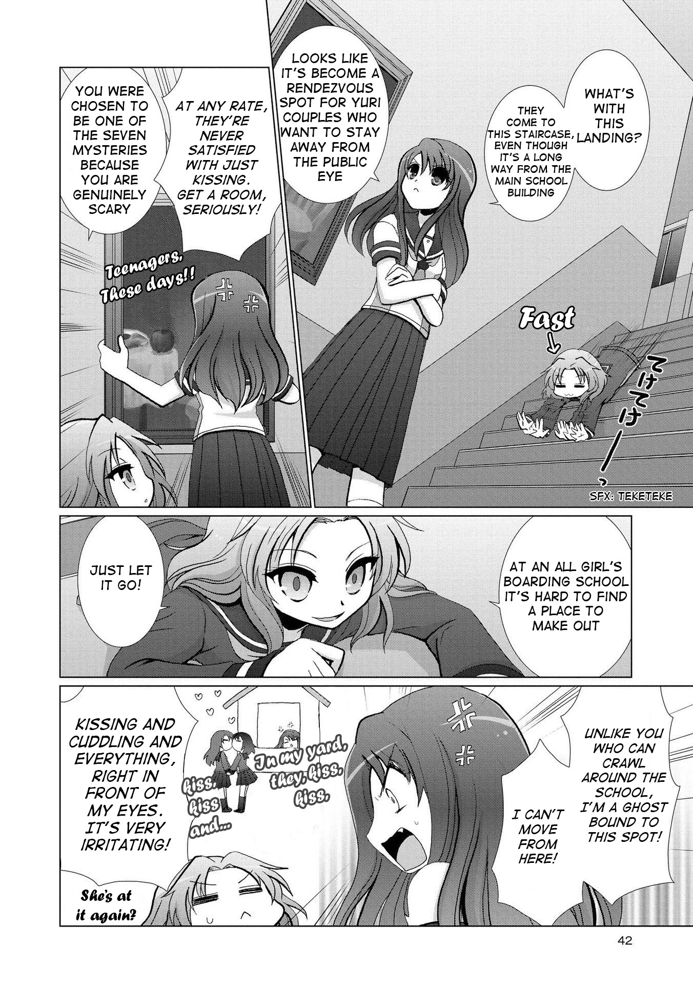 Yuridori Midori Chapter 3 page 4 - Chapter 3: A school's short distance romantic ghost story