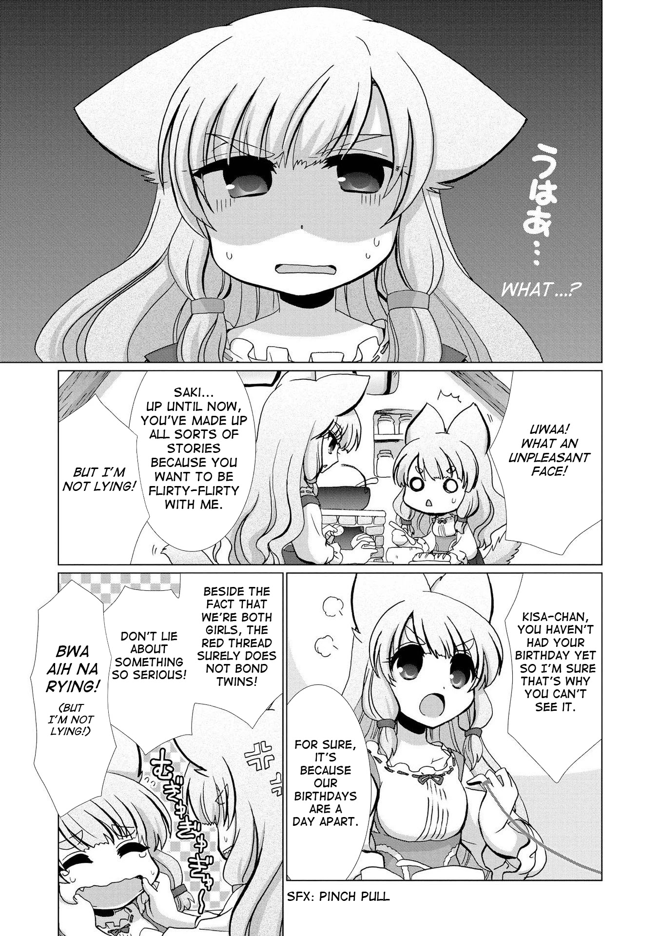 Yuridori Midori Chapter 5 page 5 - Chapter 5: Kisa and Saki and the red thread of fate