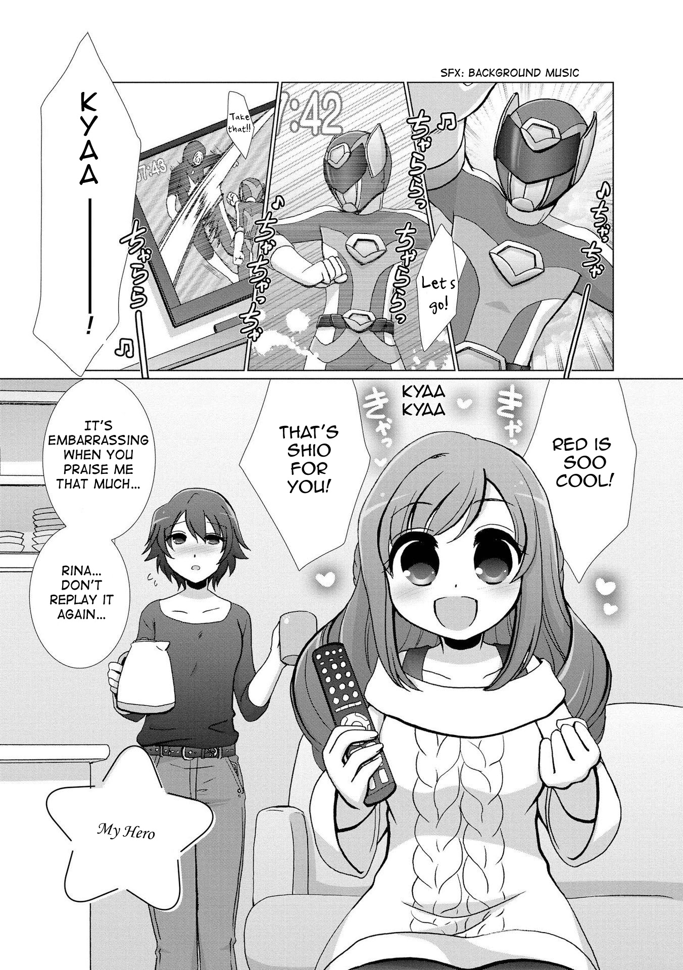 Yuridori Midori Chapter 6 page 1 - Chapter 6: My Hero