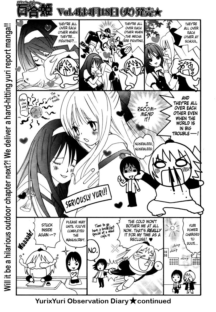 YurixYuri Observation Diary Chapter 3 page 4 - Chapter 3