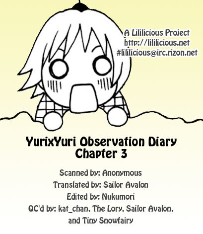 YurixYuri Observation Diary Chapter 3 page 5 - Chapter 3