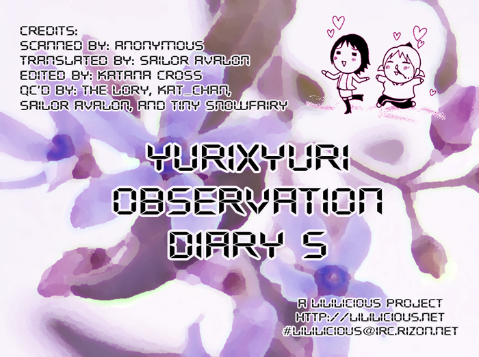 YurixYuri Observation Diary Chapter 5 page 5 - Chapter 5