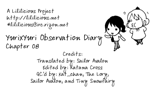 YurixYuri Observation Diary Chapter 8 page 5 - Chapter 8