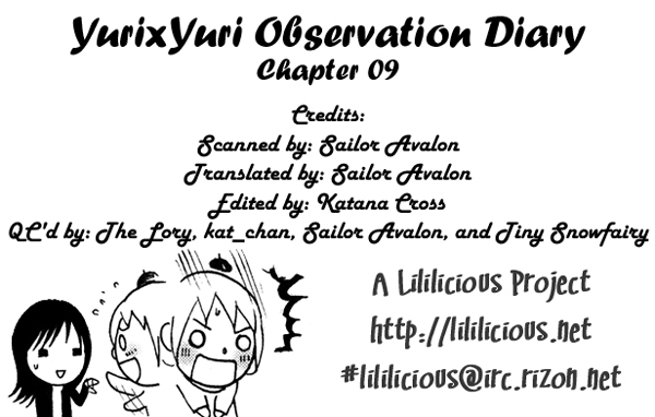 YurixYuri Observation Diary Chapter 9 page 5 - Chapter 9