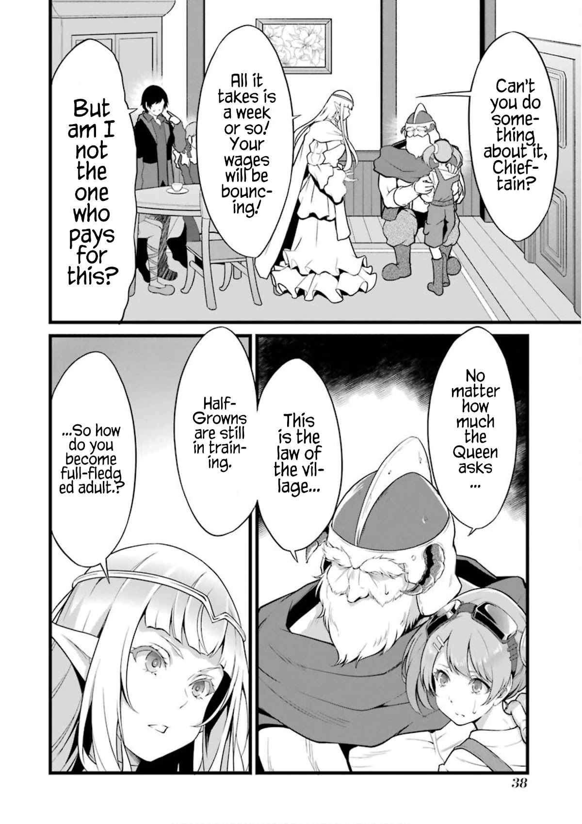 Yuru Fuwa Noka No Moji Bake Skill Chapter 10 page 3 - Chapter 10: The Dwarf Girl