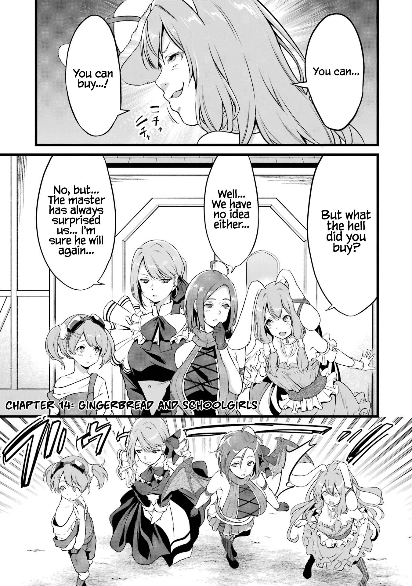 Yuru Fuwa Noka No Moji Bake Skill Chapter 14 page 2 - Chapter 14: Gingerbread and Schoolgirls