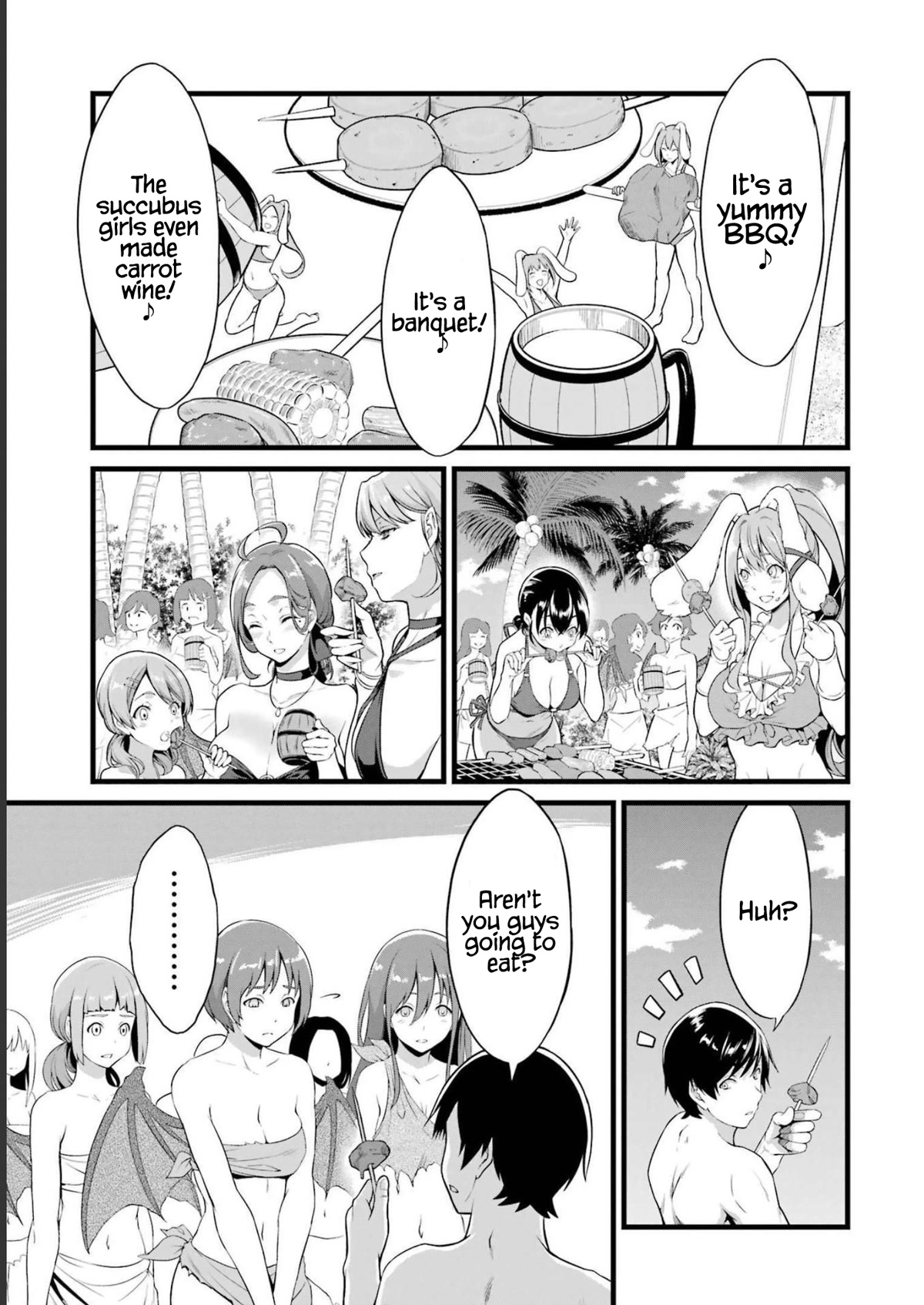 Yuru Fuwa Noka No Moji Bake Skill Chapter 17 page 39 - Chapter 17: BBQ with Succubus Chief