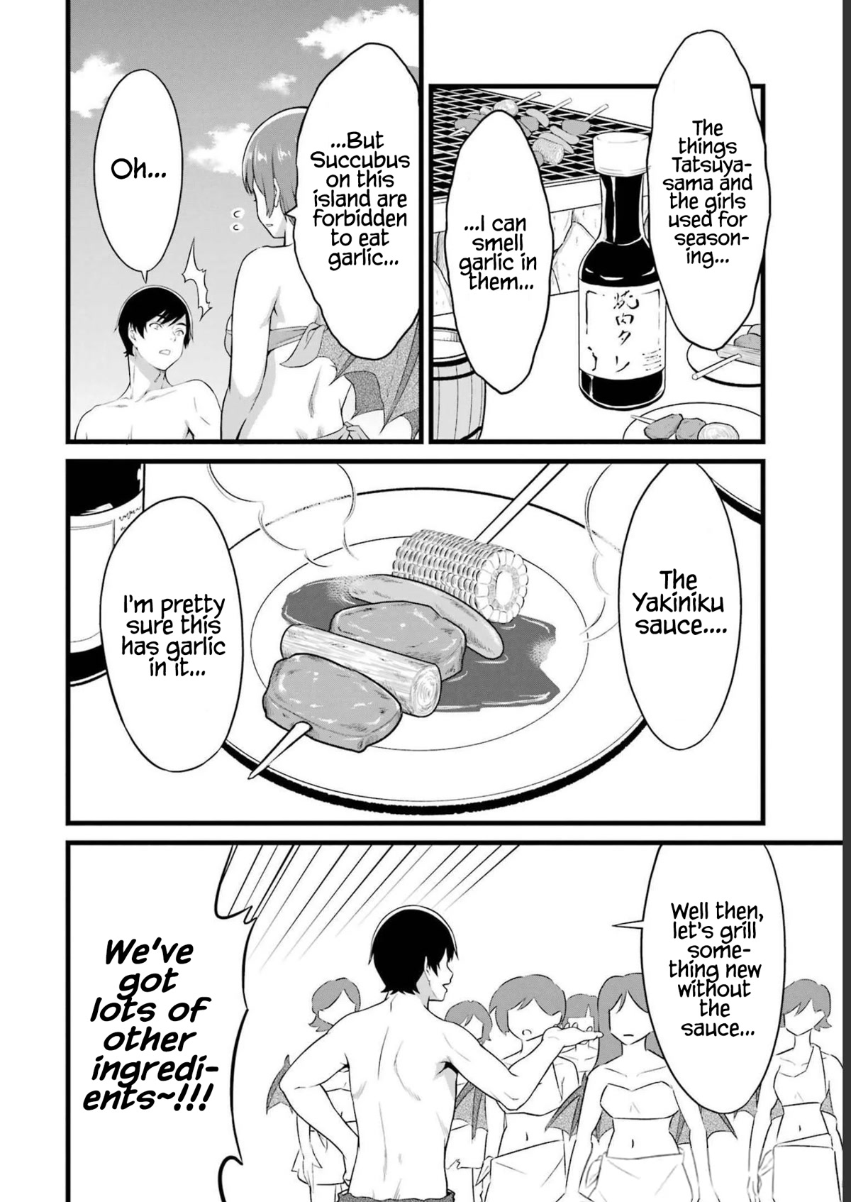 Yuru Fuwa Noka No Moji Bake Skill Chapter 17 page 40 - Chapter 17: BBQ with Succubus Chief
