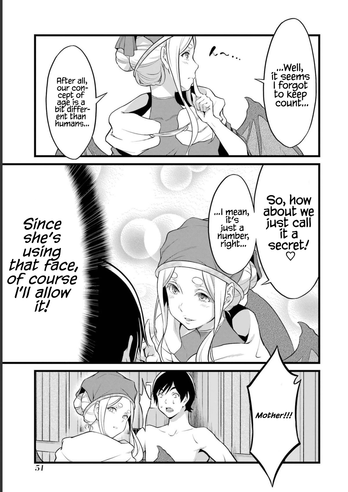 Yuru Fuwa Noka No Moji Bake Skill Chapter 17 page 53 - Chapter 17: BBQ with Succubus Chief