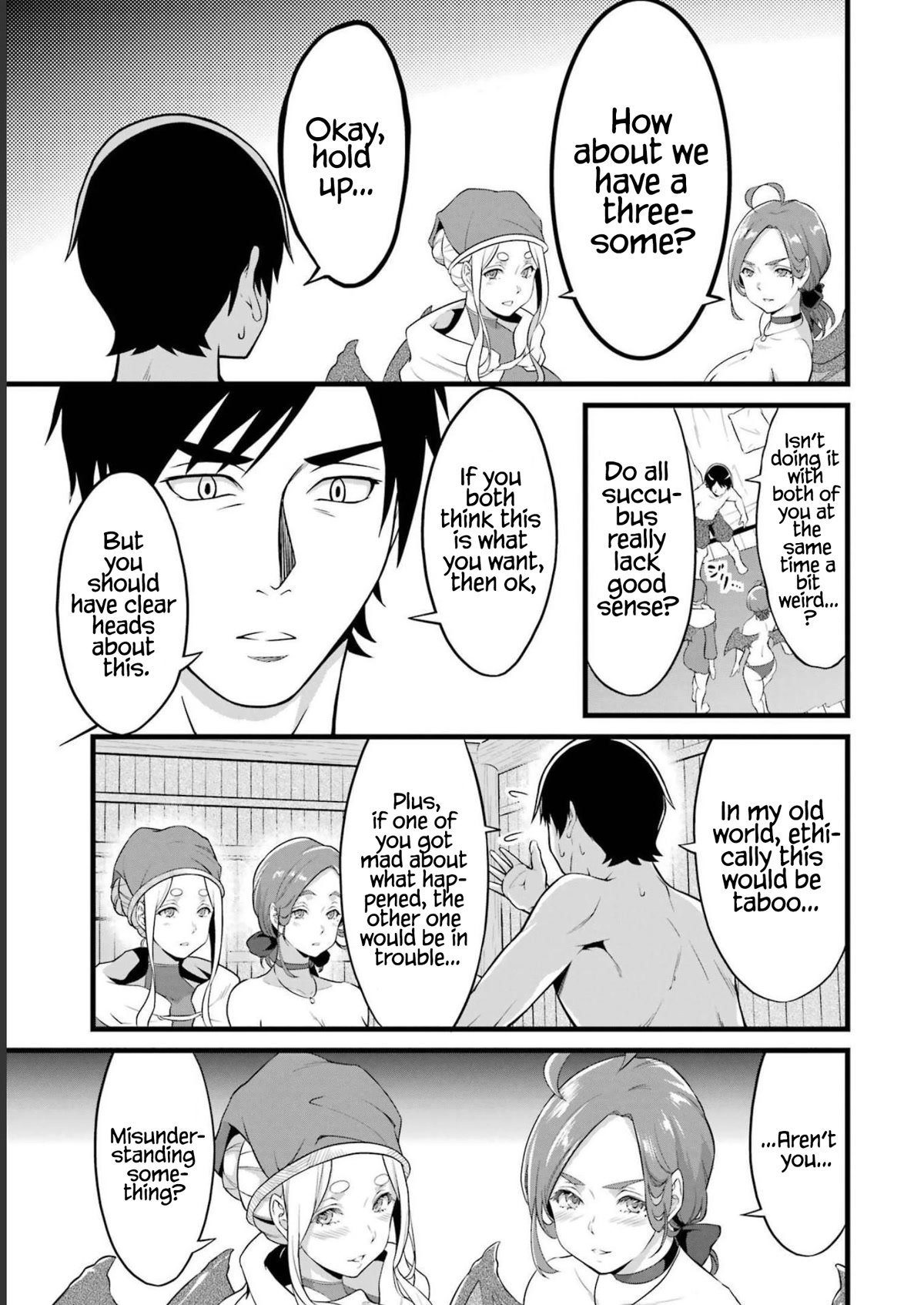 Yuru Fuwa Noka No Moji Bake Skill Chapter 17 page 55 - Chapter 17: BBQ with Succubus Chief