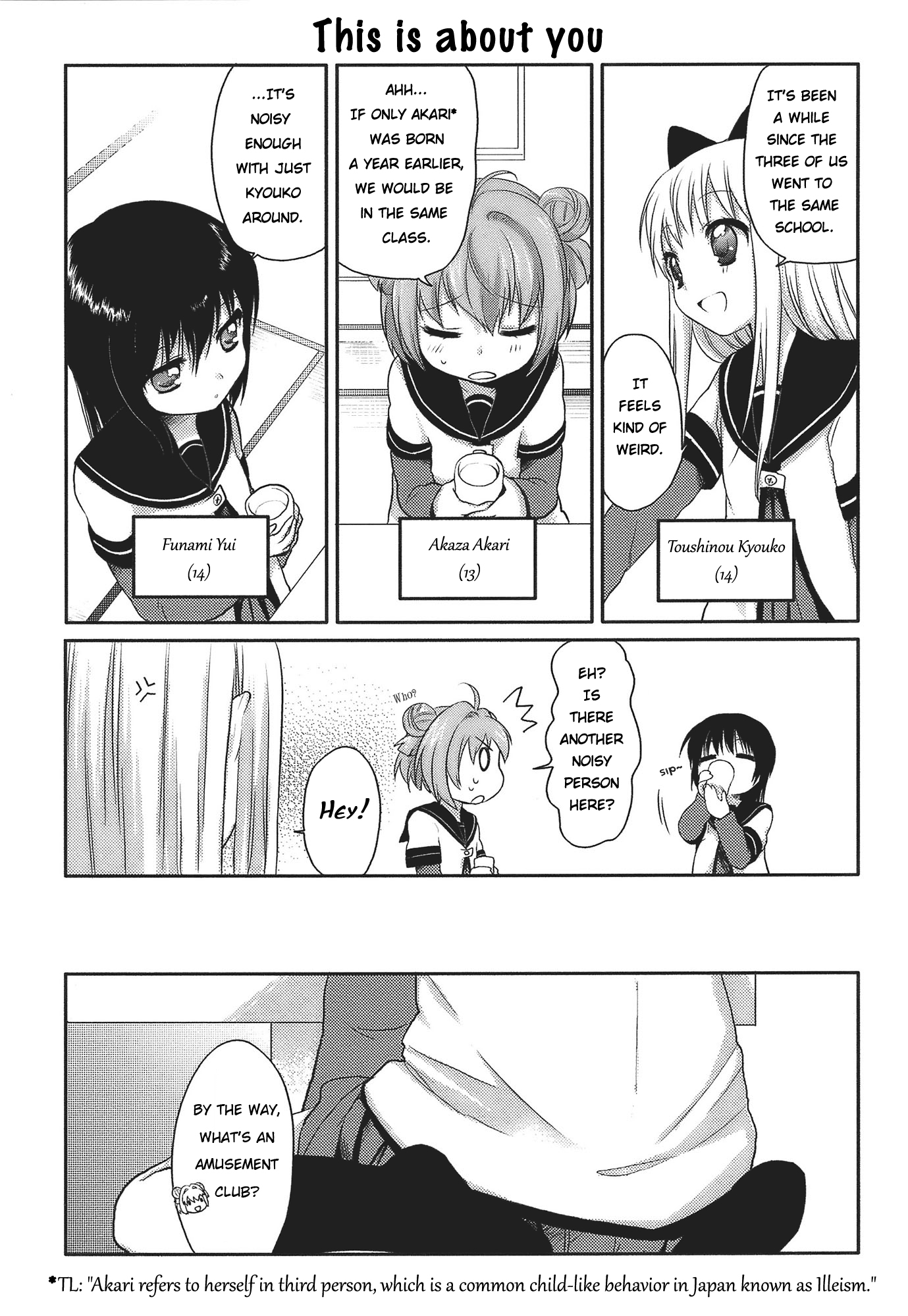 Yuru Yuri Chapter 1 page 8 - Chapter 1: Eternity may Exist...But do Miracles!?
