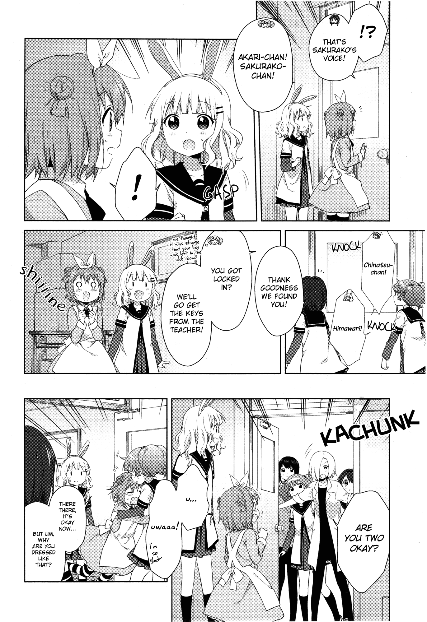 Yuru Yuri Chapter 100 page 10 - Chapter 100: The Great Escape