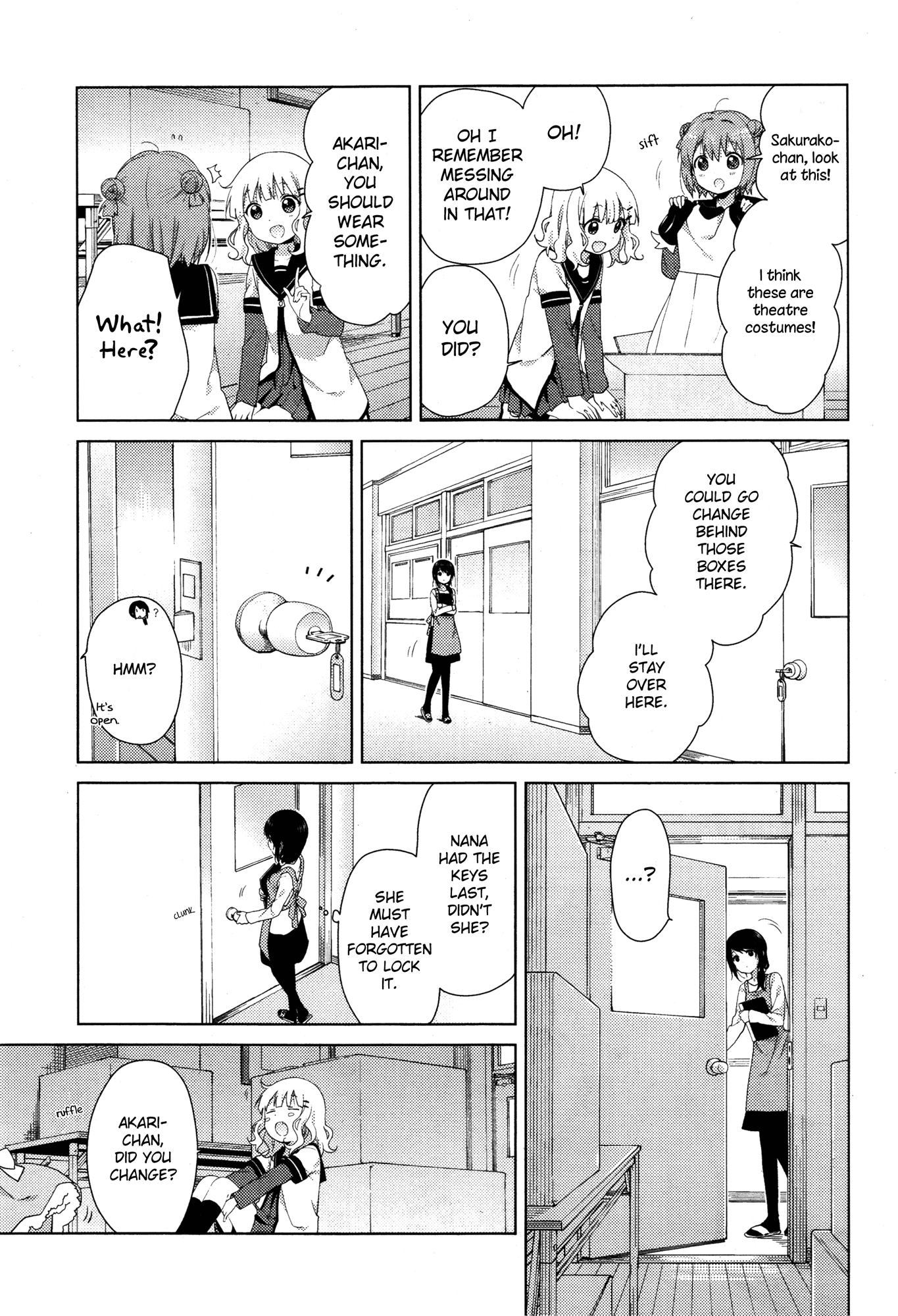 Yuru Yuri Chapter 100 page 3 - Chapter 100: The Great Escape