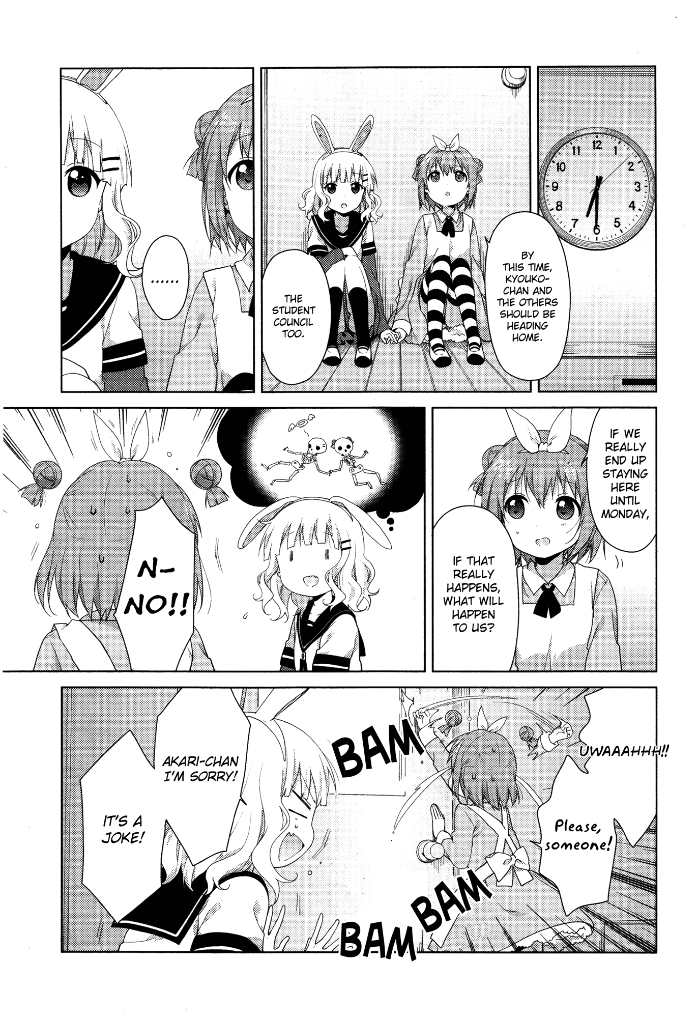 Yuru Yuri Chapter 100 page 9 - Chapter 100: The Great Escape