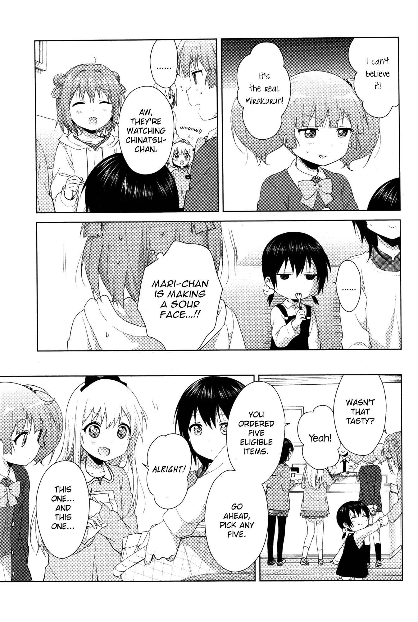 Yuru Yuri Chapter 102 page 9 - Chapter 102: FREE TOYS!
