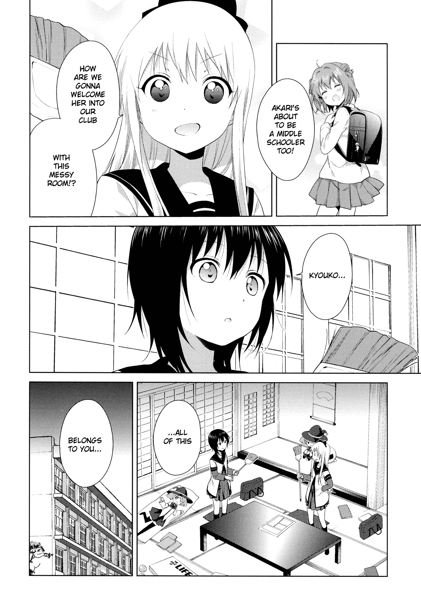 Yuru Yuri Chapter 104 page 12 - Chapter 104: Kyouko and Yui