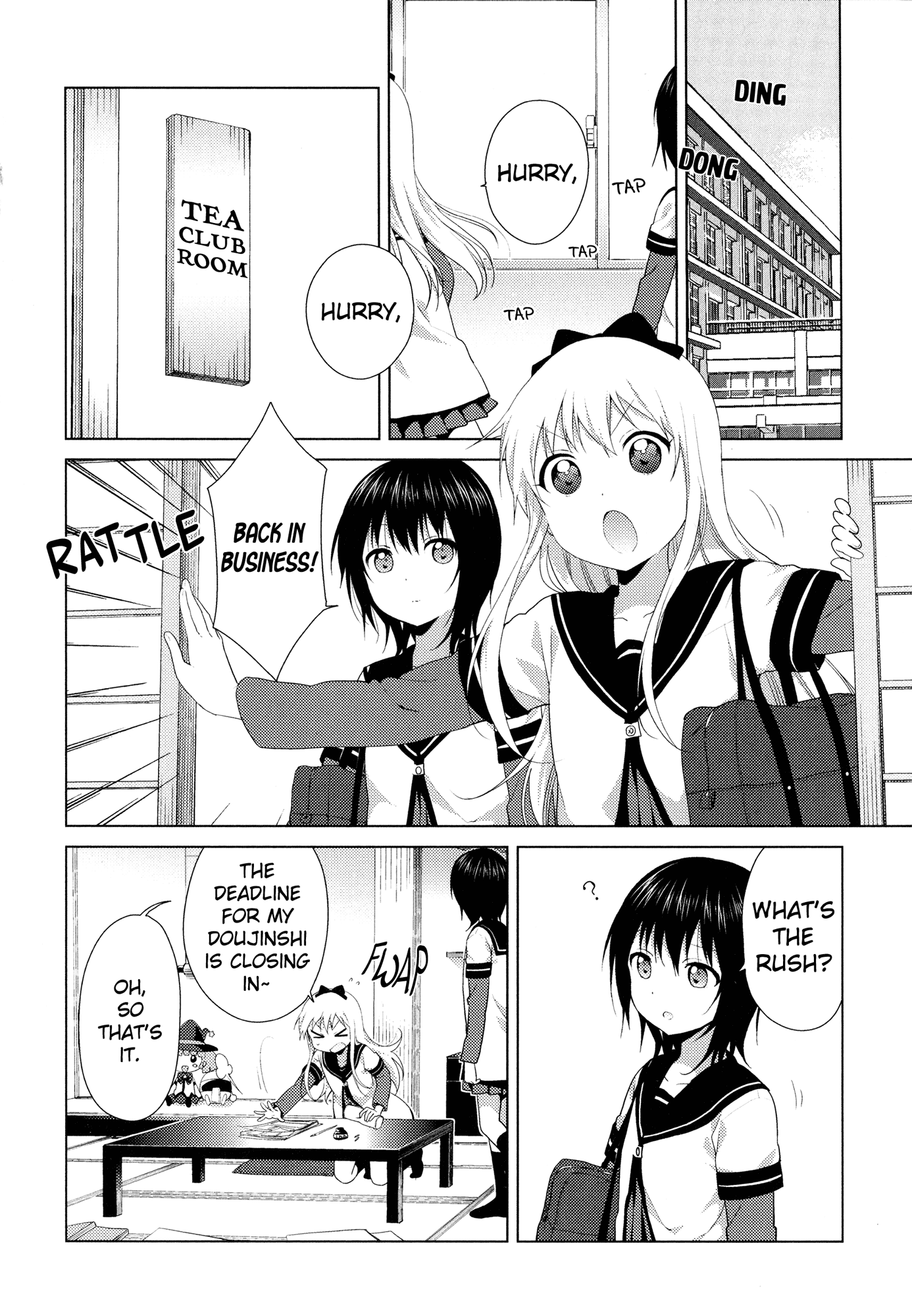 Yuru Yuri Chapter 104 page 2 - Chapter 104: Kyouko and Yui