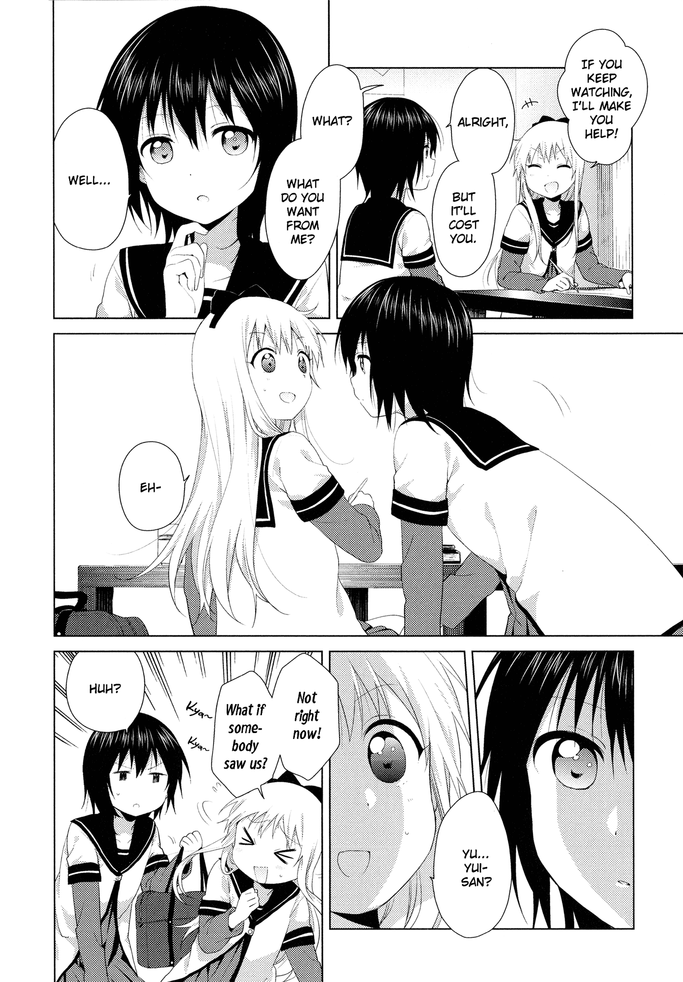 Yuru Yuri Chapter 104 page 6 - Chapter 104: Kyouko and Yui