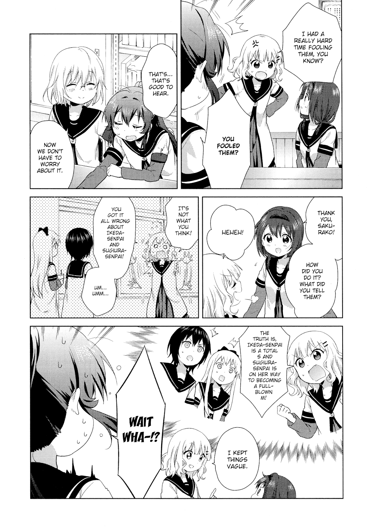 Yuru Yuri Chapter 107 page 12 - Chapter 107: SM (About That · Let's Think About It a Little More)