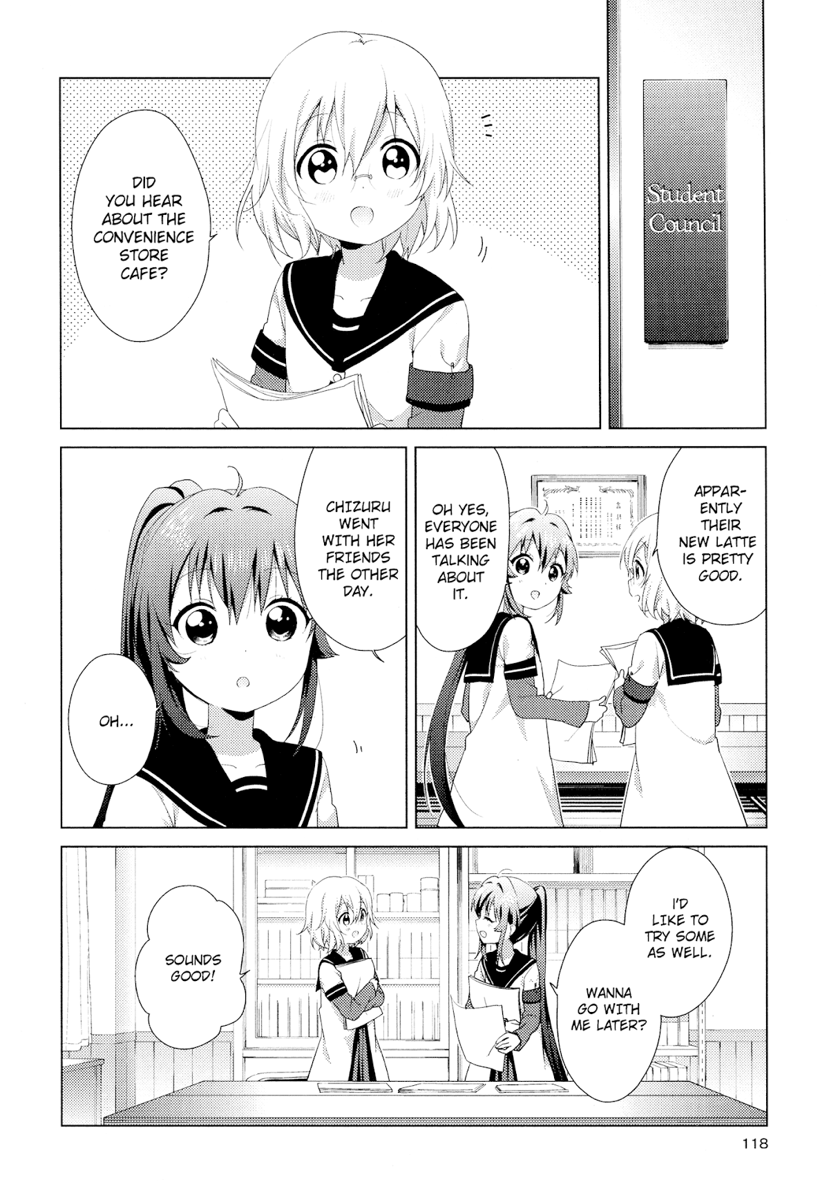 Yuru Yuri Chapter 107 page 2 - Chapter 107: SM (About That · Let's Think About It a Little More)