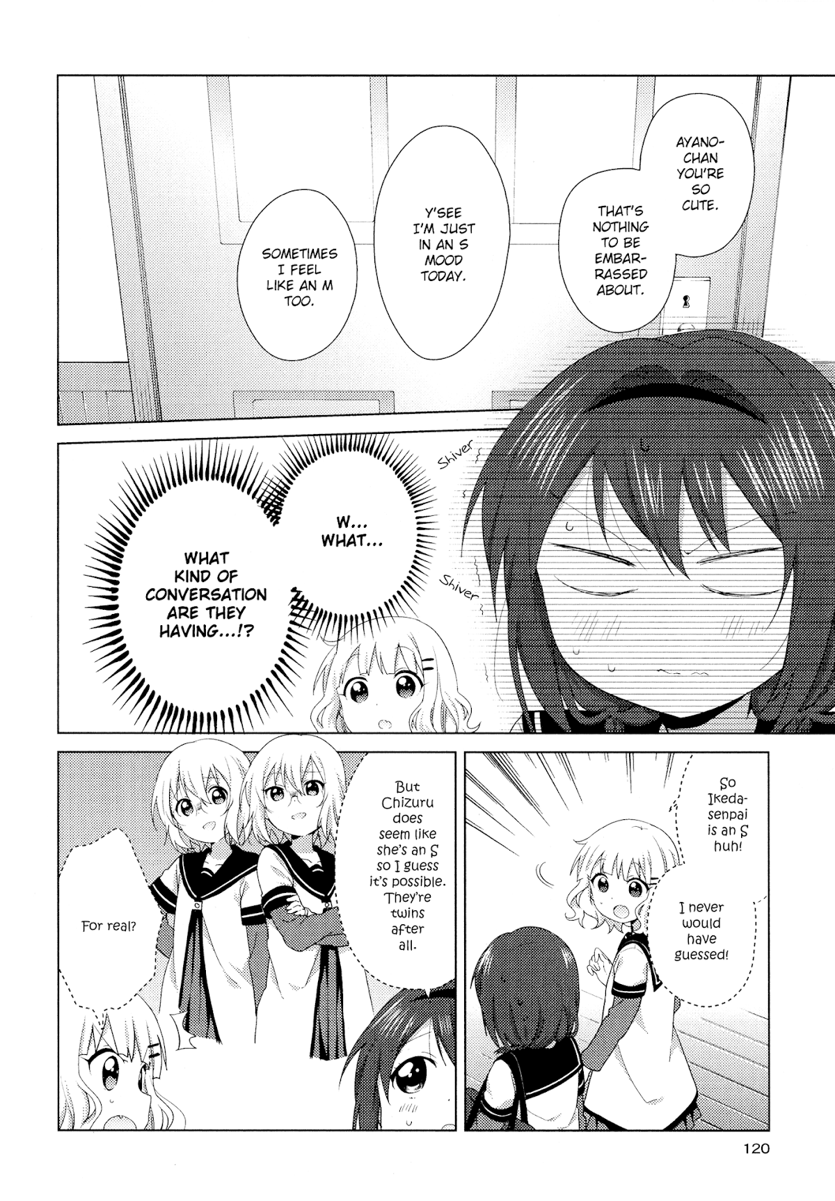 Yuru Yuri Chapter 107 page 4 - Chapter 107: SM (About That · Let's Think About It a Little More)