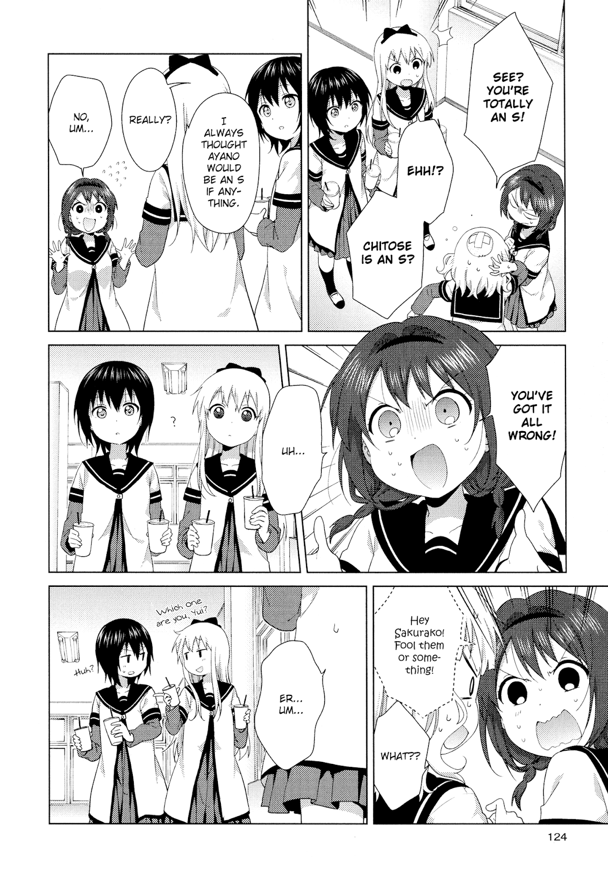 Yuru Yuri Chapter 107 page 8 - Chapter 107: SM (About That · Let's Think About It a Little More)