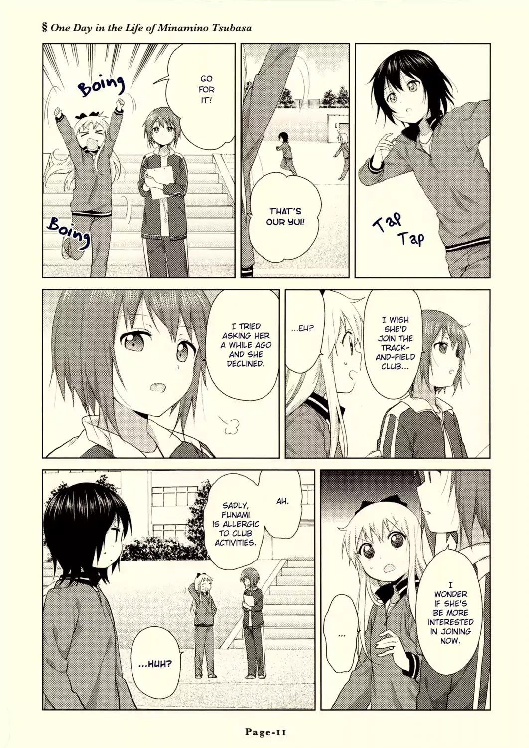 Yuru Yuri Chapter 108.6 page 12 - Vol.14 Mini Fanbook 2 - Teachers