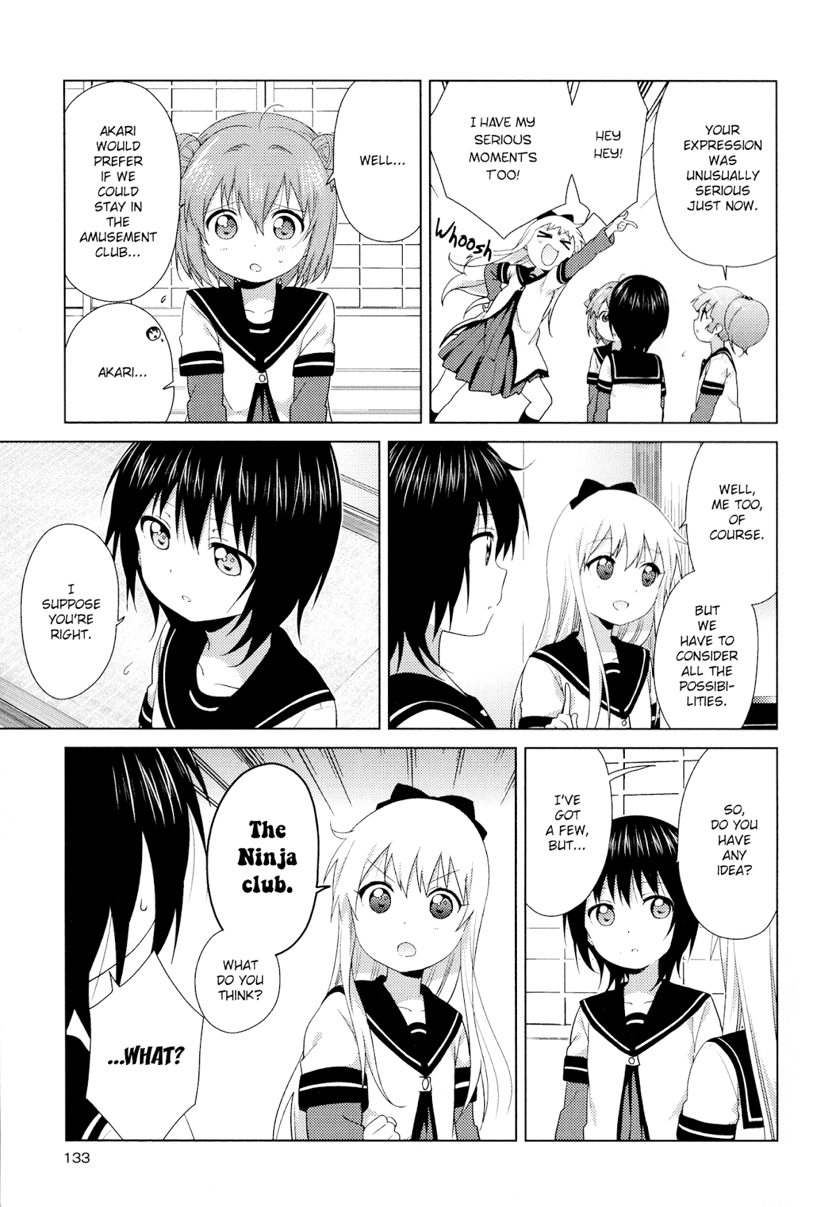 Yuru Yuri Chapter 108 page 3 - Chapter 108: The New Age of the Amusement Club