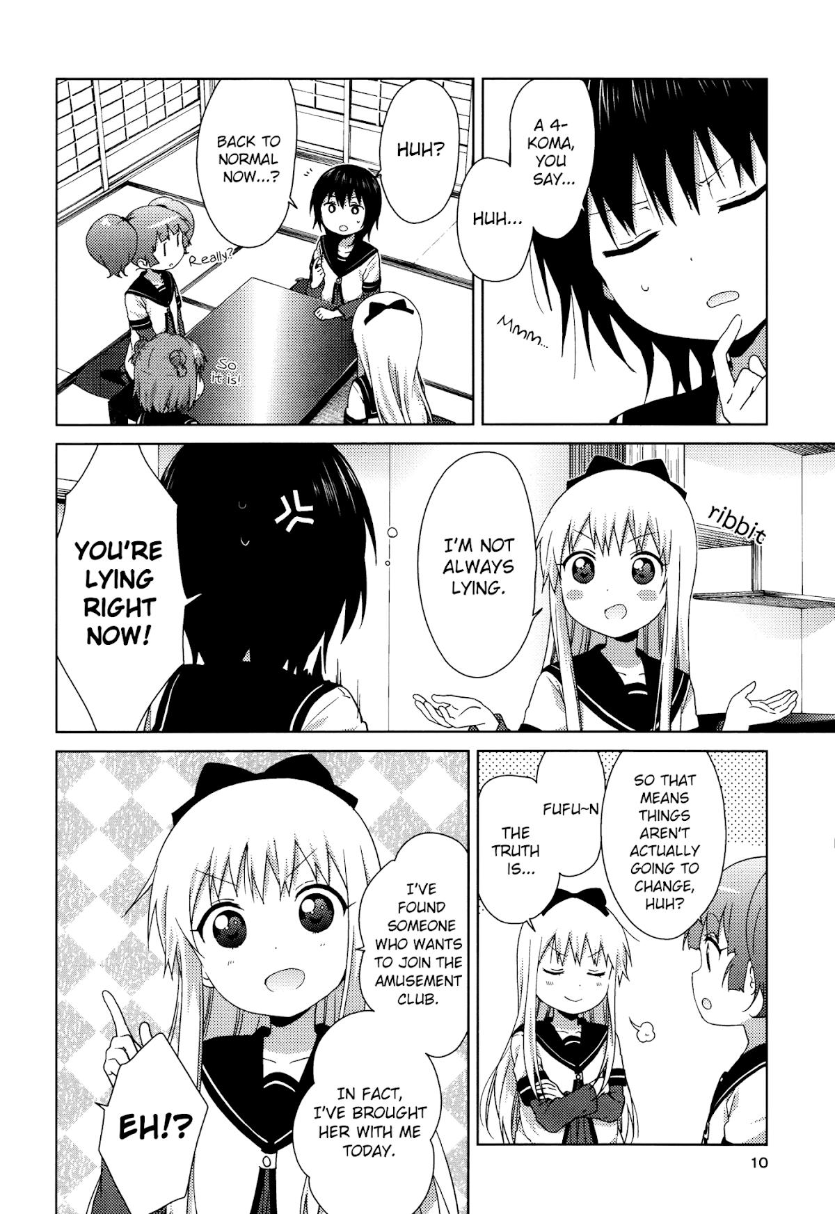 Yuru Yuri Chapter 109 page 2 - Chapter 109: And now to a parallel world...