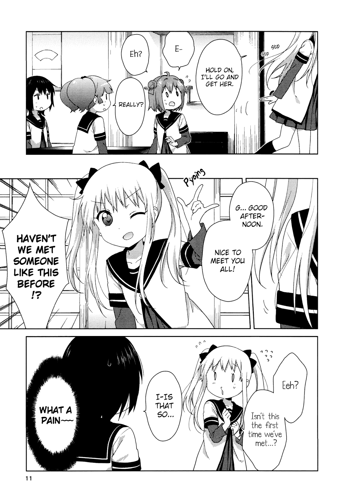 Yuru Yuri Chapter 109 page 3 - Chapter 109: And now to a parallel world...