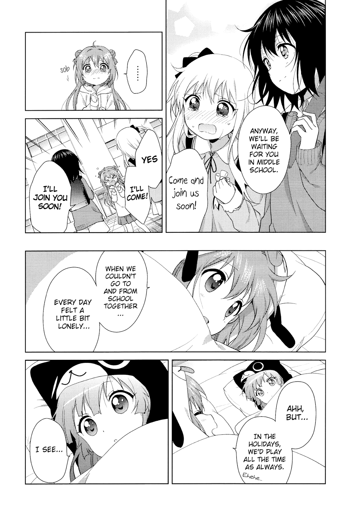 Yuru Yuri Chapter 110 page 6 - Chapter 110: Graduation, then.