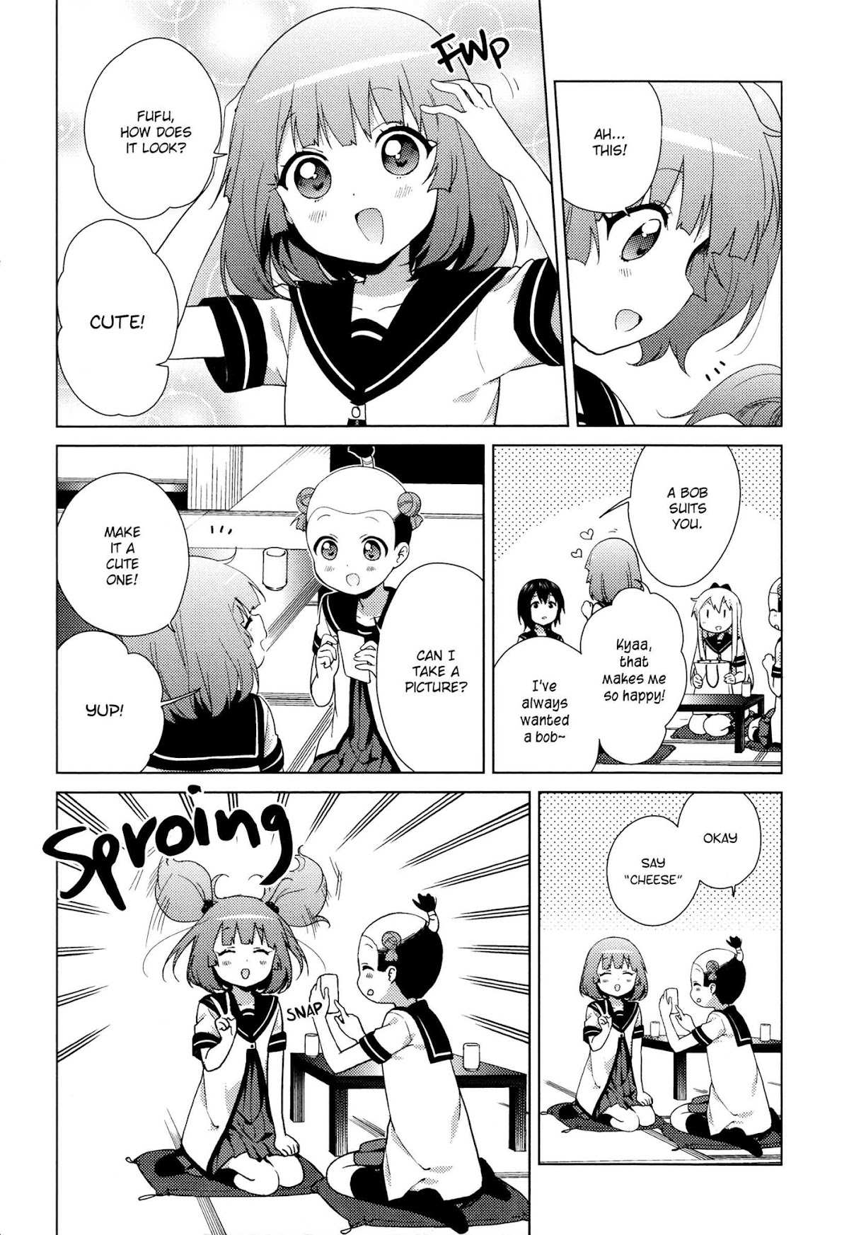Yuru Yuri Chapter 112 page 10 - Chapter 112: Did you cut your hair?